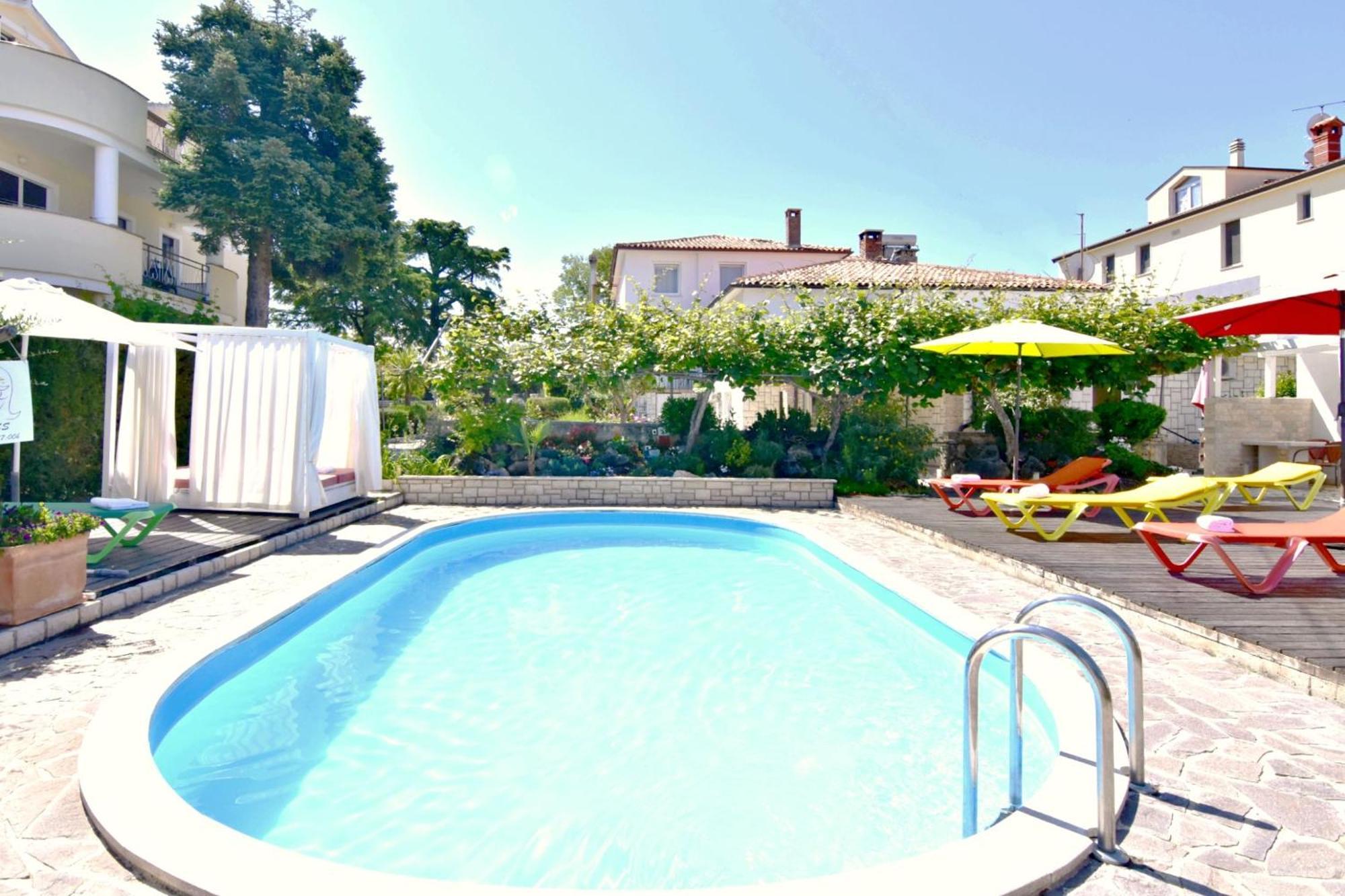 Apartmán Nika 5 In Der Residenz Mit Pool Und Whirlpool In Strandnaehe